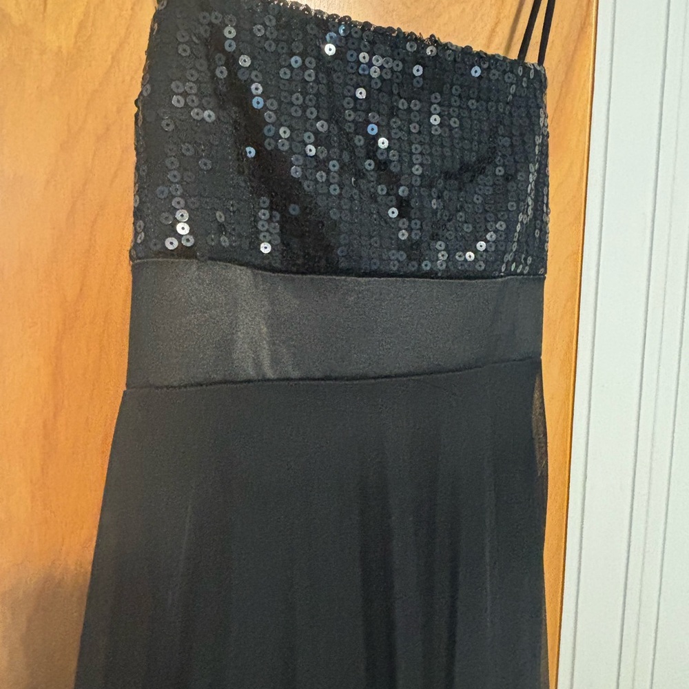 Taboo Black Sequin Maxi Dress